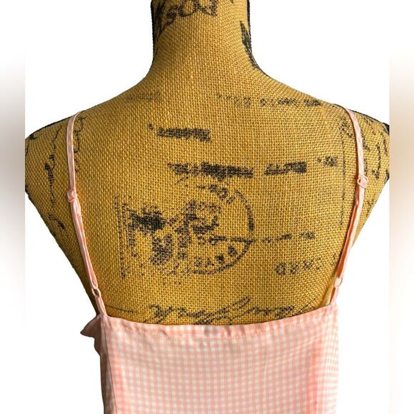 H&M Divided Pink Chiffon Babydoll Slip Dress Size Large NWOT 4 0444 - Picture 9 of 11